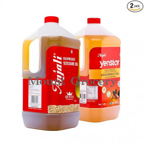 Anjali Cold Pressed Gingelly/Sesame Oil 10 Litre Combo