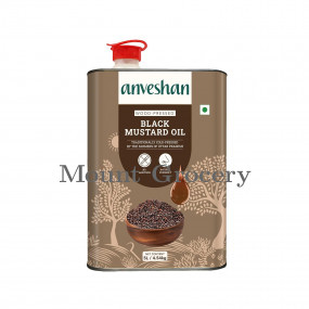 Anveshan Wood Pressed Black Mustard Oil 5L