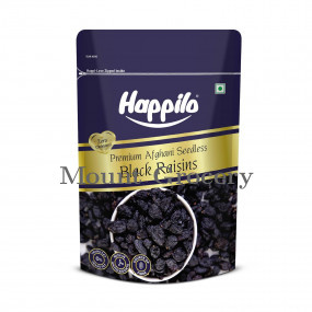Happilo Premium Afghani Seedless Black Raisins, 250g
