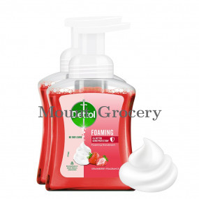Dettol Foaming Handwash Pump - Strawberry (Pack of 2-250ml)