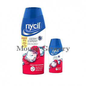 Nycil Germ Expert Prickly Heat Powder, 150gm+50gm, Assorted Fragrances (Cool Gulabjal)