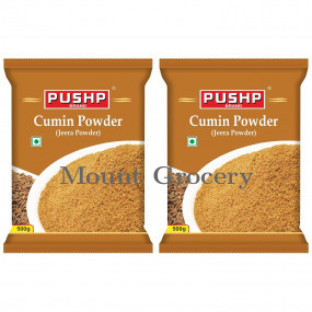 Pushp Brand Cumin/Jeera Powder Pouch (500g) (Pack of 2)