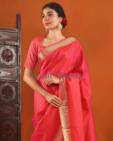 Red Kanchivaram Silk Saree