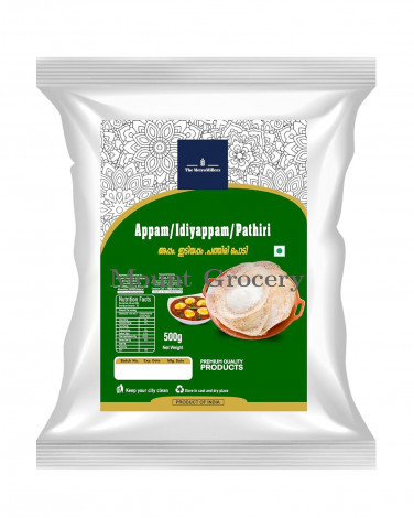 MetroMillerz Authentic South Indian Rice Flour for Appam, Idiyappam & Pathiri | 500g