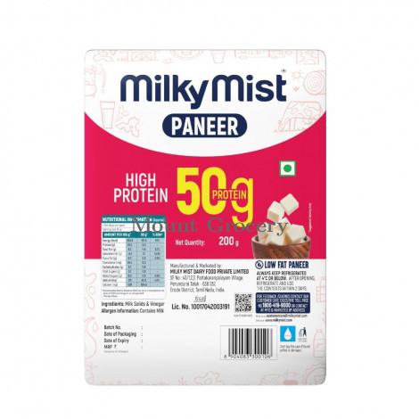 MILKYMIST high protein paneer, 200gm