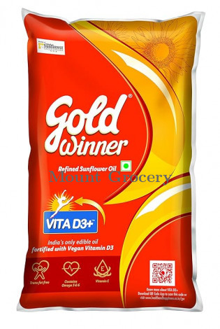 Gold Winner Refined Sunflower Oil 1L