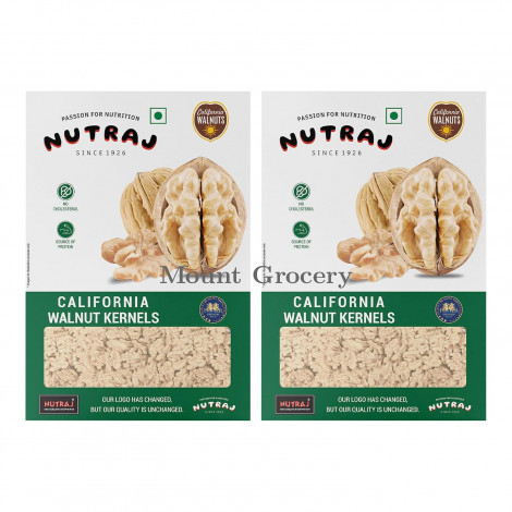 Nutraj California Walnut Kernels 500gm (250gm x 2) Pack Without Shell