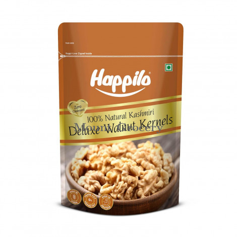Happilo Deluxe 100% Natural Dried Kashmiri Walnut Kernels, 200g