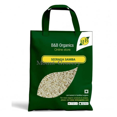B&B Organics Seeraga Samba Rice 5Kg