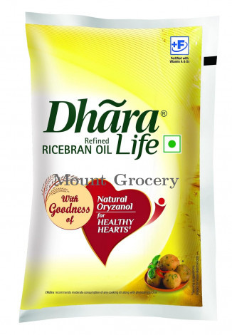 Dhara Life Refined Rice Bran Oil 1L