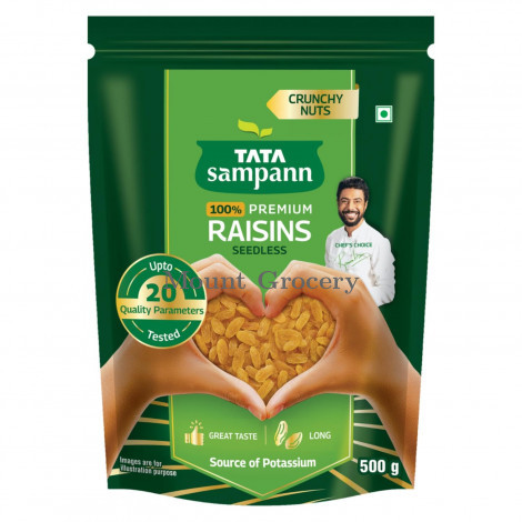 Tata Sampann Pure Raisins Seedless/Kishmish, 500g
