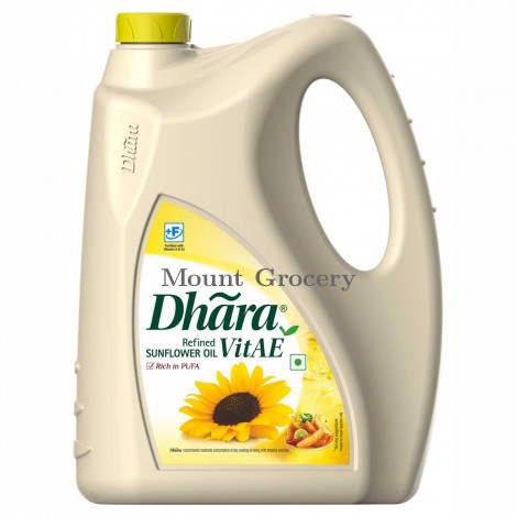 Dhara Vitae Refined Sunflower Oil Jar 5L