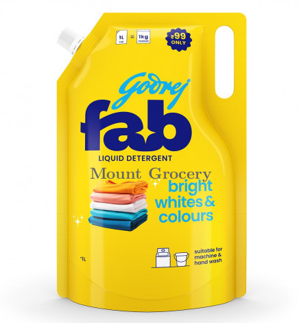 Godrej Fab Liquid Detergent Refill Pouch 1L