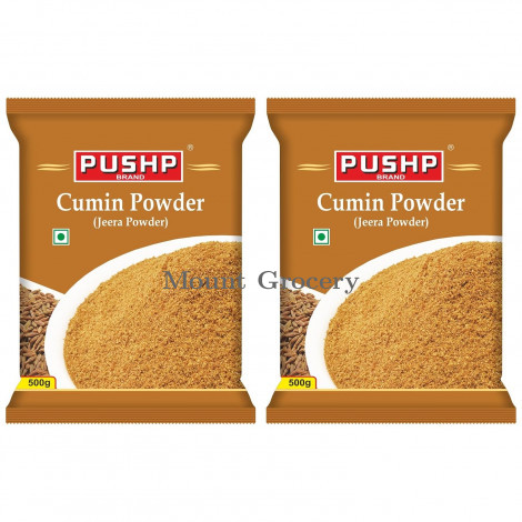 Pushp Brand Cumin/Jeera Powder Pouch (500g) (Pack of 2)