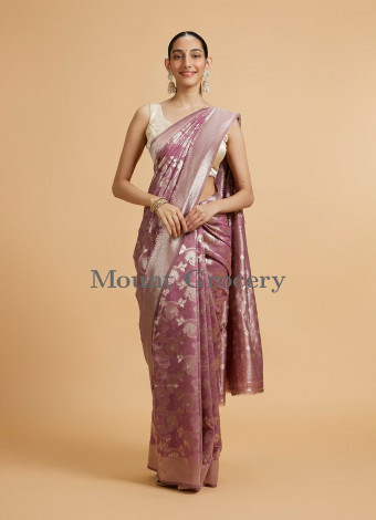 Purple Elegance Saree