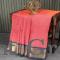 Pure kanjivaram silk saree dual shade of pinkish orange