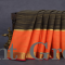 Pure mysore silk saree black and orange